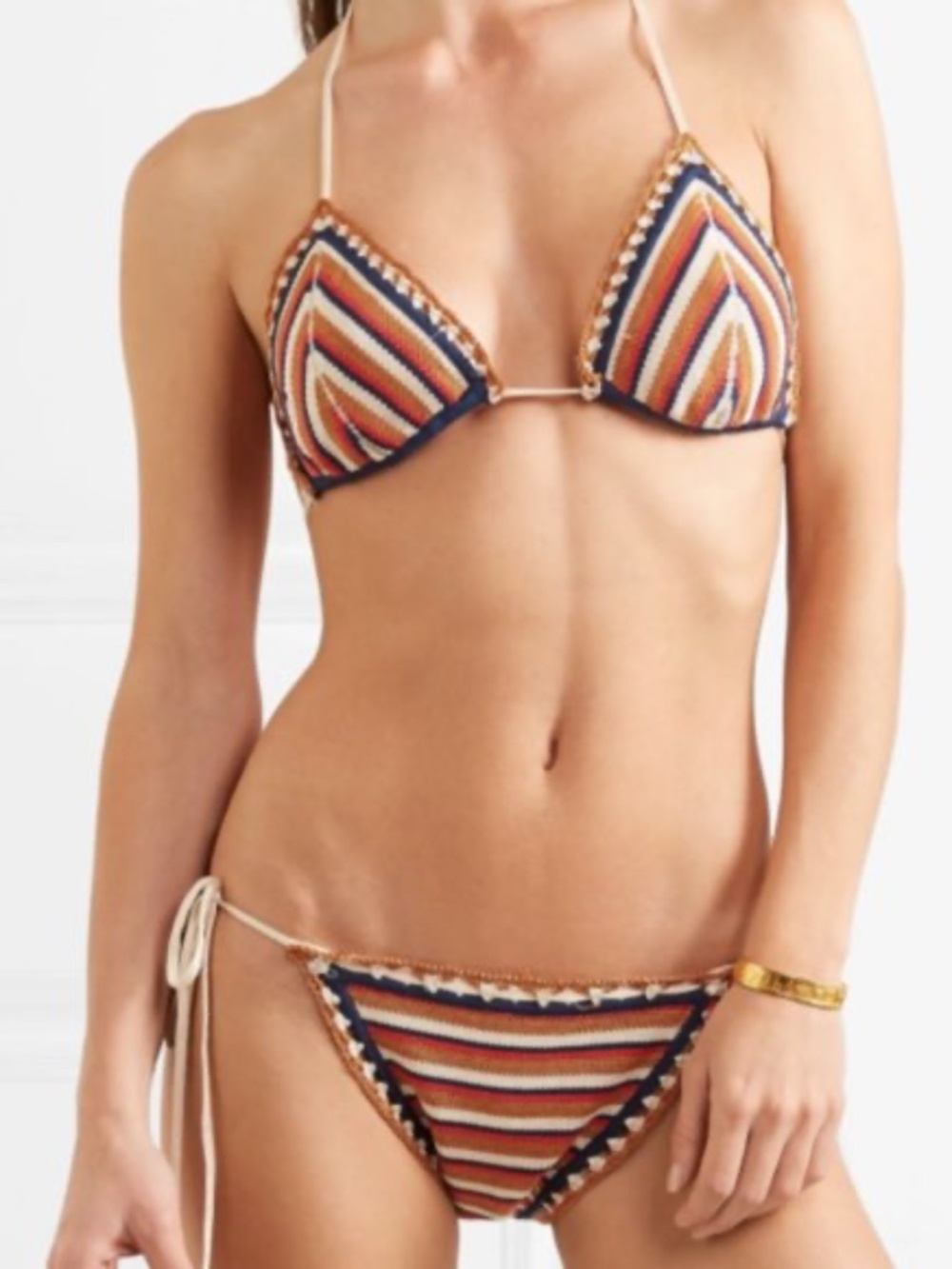 Amazing Re/Done x Solid & Striped Woodstock Crochet Bikini Bottoms
